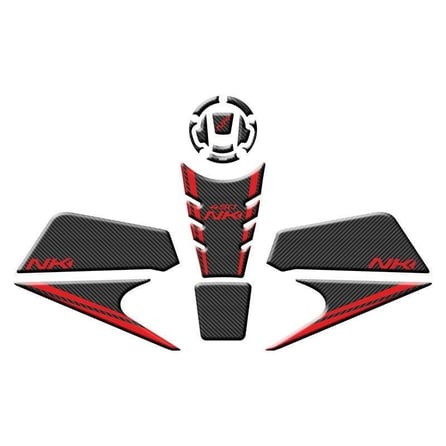 Gogo CF Moto NK 450 Tank Pad Set 004 Karbon/Kırmızı