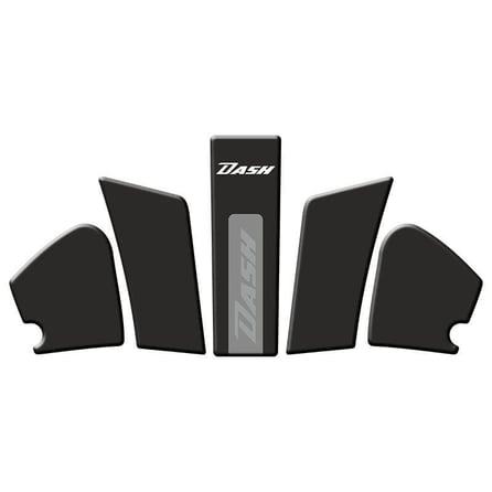 Gogo Hero Dash 125 (2022-2024) Tank Pad Set 001 Siyah/Gri