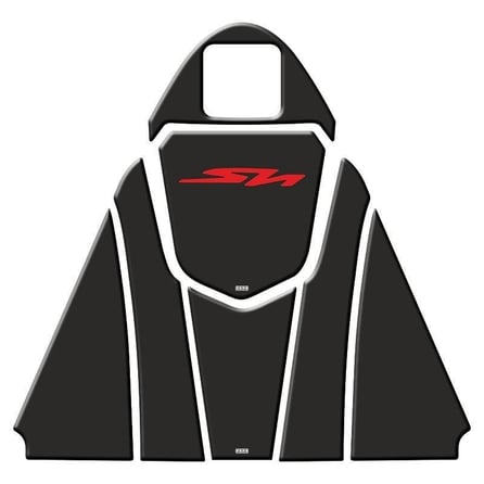 Gogo Honda SH 125 Tank Pad Set 002 Siyah/Kırmızı