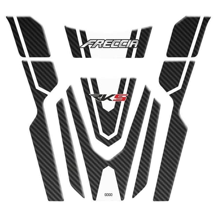 Gogo RKS Freccia 150 Tank Pad Set 003 Karbon