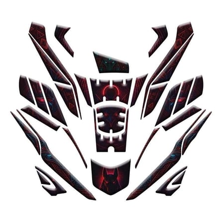 Gogo Tank Pad Full Set 011 Neon Egypt (36 parça) - Honda PCX 2025