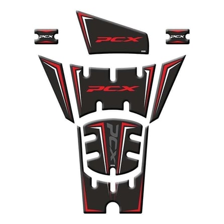 Gogo Tank Pad Set 003 Kırmızı (8 parça) - Honda PCX 2025