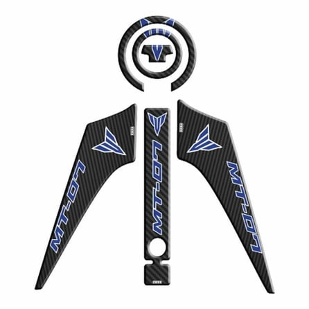 Gogo Tank Pad Set Mavi 001 - Yamaha MT07 (2014-2017)
