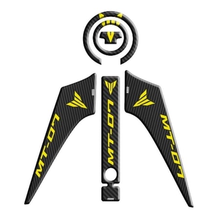 Gogo Tank Pad Set Sarı 003 - Yamaha MT07 (2014-2017)