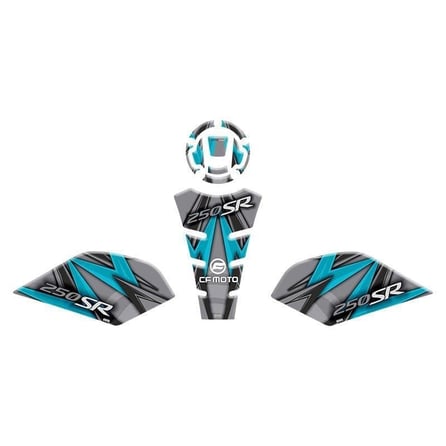Gogo Tank Pad Set Turuncu Gri 010 (4 Parça) - CF Moto SR 250