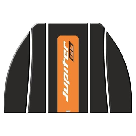 Gogo TVS Jupiter 125 (2023-2025) Tank Pad Set 2 006 Siyah/Turuncu