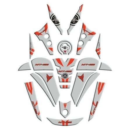 Gogo Yamaha MT25 (2020-2024) Full Tank Pad Set 008