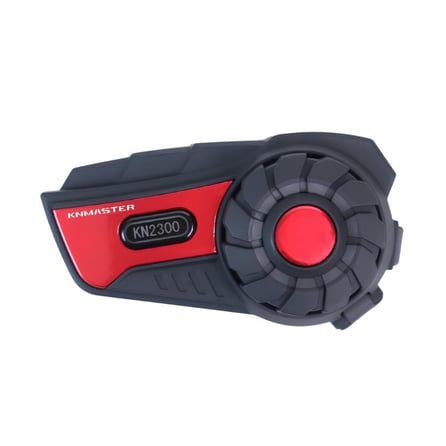 KNMASTER KN2300 Motosiklet Bluetooth İnterkom Seti Kırmızı