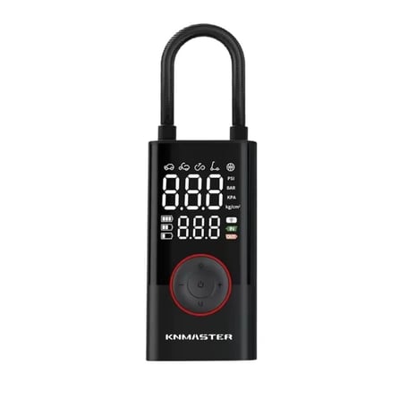 KNMaster LP-200 150 PSI Şarjlı Hava Pompası  ve Powerbank