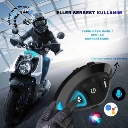Moman RS-S Motosiklet Bluetooth İnterkom Seti