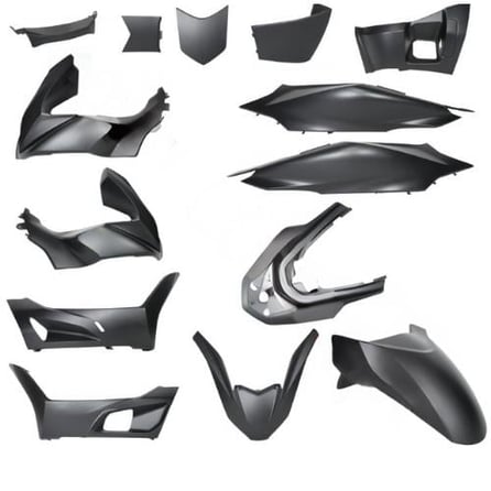 Monero Kaporta Set Siyah - Honda PCX (2021-2024)