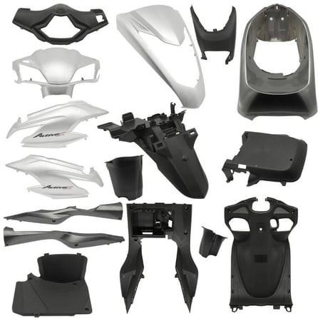 Monero Kaporta Tam Set Gri (Yeni Model) - Honda Activa S