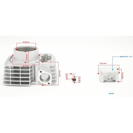 Monero Silindir Komple [OEM] - CBF 150