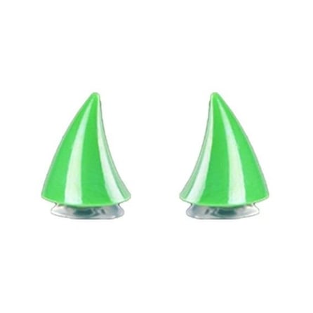 Motosiklet Kask Boynuzu Büyük Boy (7cm) Yeşil