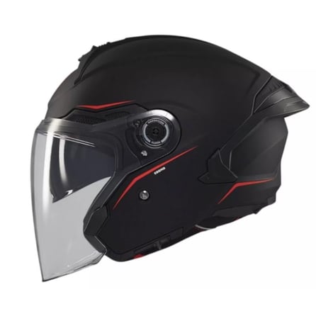MT Cosmo SV OF515SV Solid A1 Mat Siyah Yazlık Motosiklet Kaskı