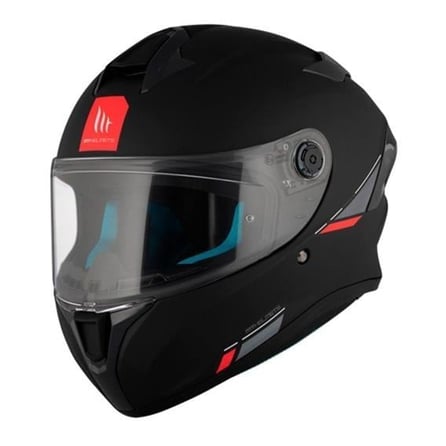 MT Targo S  FF106B Solid A1 Matt Black Full Face Motosiklet Kaskı