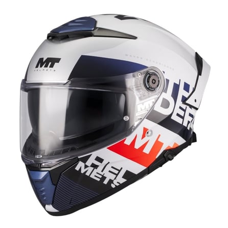 MT Thunder 4 SV FF118SV Wawes A17 Parlak Full Face Motosiklet Kaskı