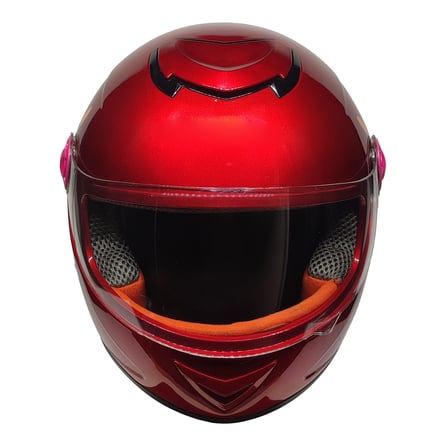 MTS Full Face Motosiklet Çocuk Kaskı K6 Skull Red