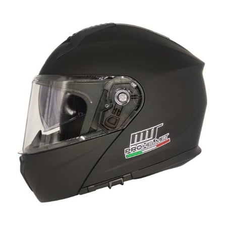 MTS M-966 Çene Açılır Vizörlü Kask Mat Siyah