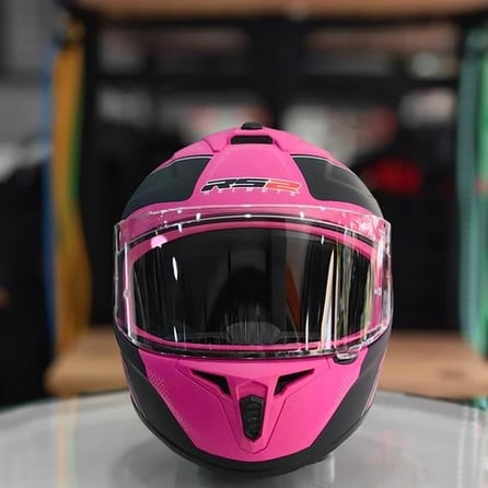 RS2 DP815 Full Face Motosiklet Kaskı S1 Pembe/Siyah