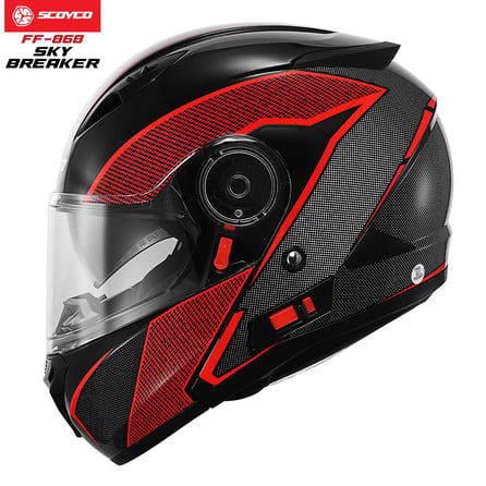 Scoyco FF-868 Sky Breaker Çene Açılır Motosiklet Kaskı