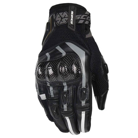 Scoyco MC109 Karbonfiber Korumalı Yazlık Motosiklet Eldiveni Siyah