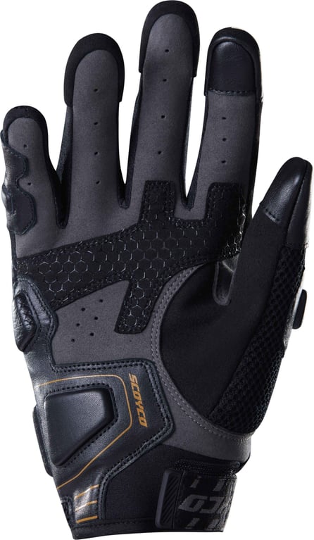 Scoyco MC109 Karbonfiber Korumalı Yazlık Motosiklet Eldiveni Siyah