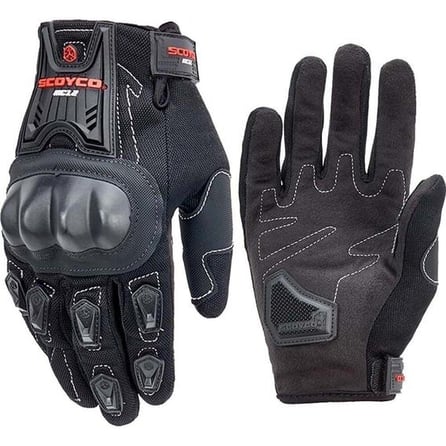 Scoyco MC12T Korumalı Motosiklet Eldiveni Siyah