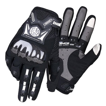 Scoyco MC20 Carbon Fiber Yazlık Motosiklet Eldiveni Siyah