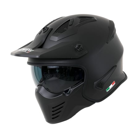 Sway 726x Tokyo Mat Siyah Modüler Motosiklet Kaskı