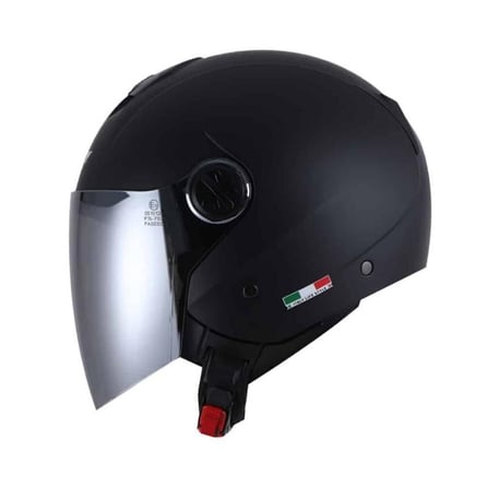 Sway SW 715 Yazlık Motosiklet Kaskı Mat Siyah