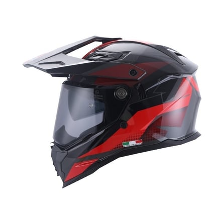 SWAY X65 AERO Red Adventure Full Face Motosiklet Kaskı
