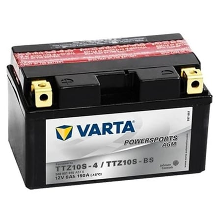 Varta TTZ10S-BS 12V8AH 150A Bakımsız AGM Motosiklet Aküsü