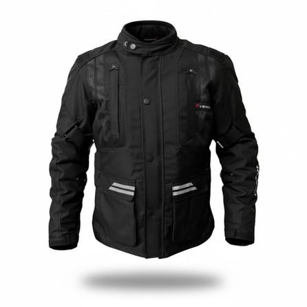 Venom Tourex 4 Mevsim Motosiklet Montu Siyah