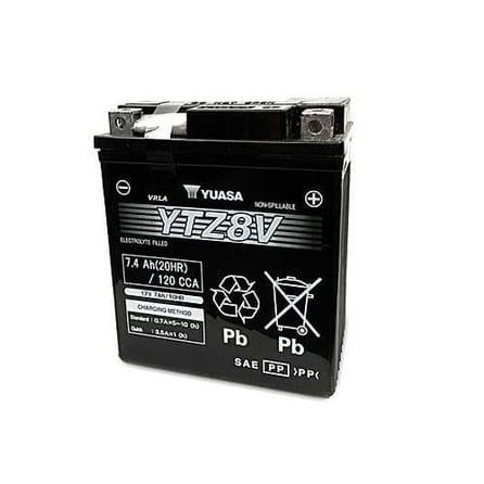 Yuasa YTZ8V 12V7AH Bakımsız Motosiklet Aküsü