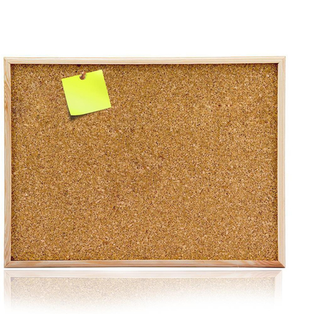 Ahşap Çerçeveli Mantar Pano 45x60 cm | ID5103