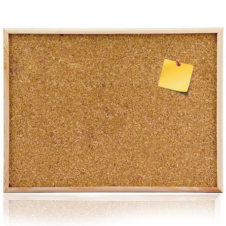 Ahşap Çerçeveli Mantar Pano 60x90 cm | ID5104