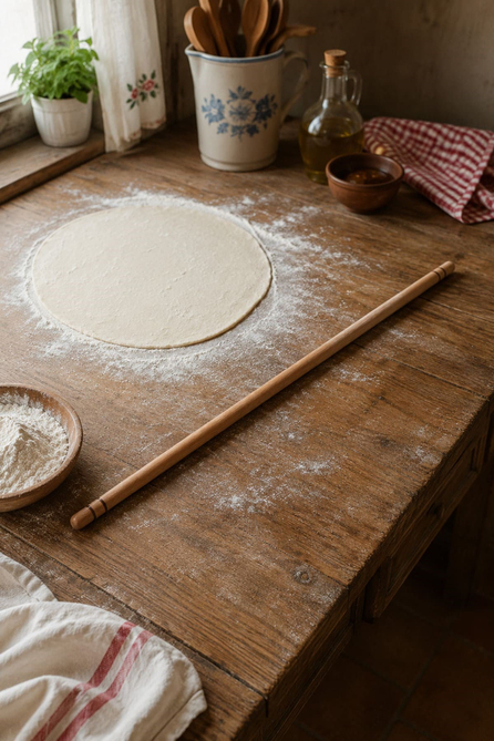 Ahşap Oklava 80 cm x 1 cm İnce | ID4429