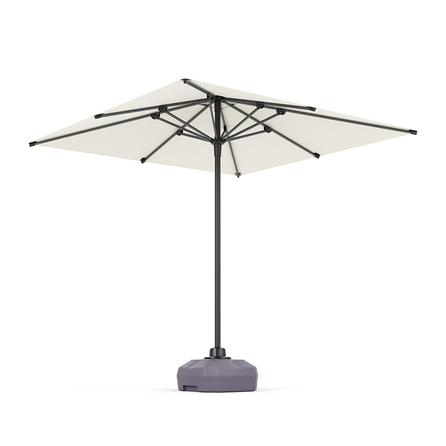 Alezy 322 Mini Pro Polyester Bahçe, Havuz, Plaj Şemsiyesi 210x210 / 8 Kare (50 Litre Bidonlu) 