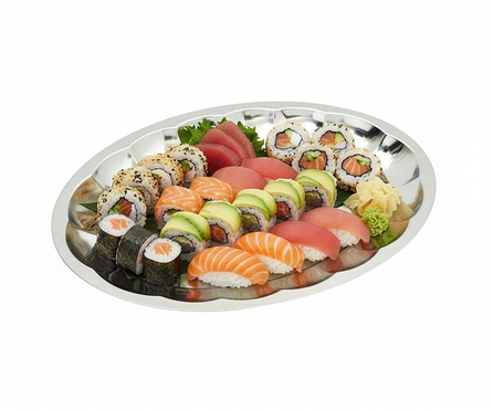 Alezy Çelik Dilimli Kayık Tabak No:5 | ID2397