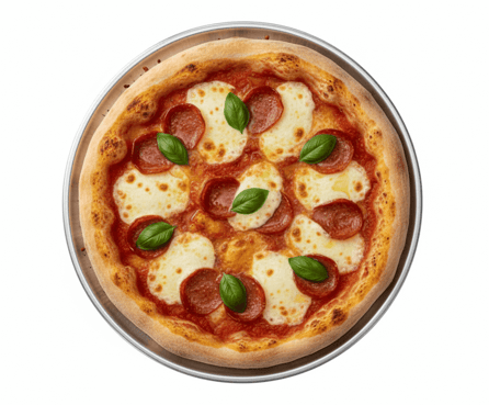 Alezy Paslanmaz Çelik Pizza Servis Tepsisi 28 cm | ID3898