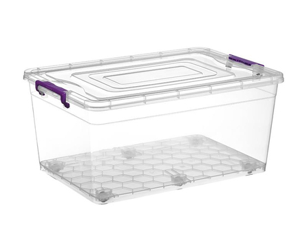 Bursev 1142 10 Tekerlekli Petek Gıda Saklama Kabı 70 Litre | ID3682
