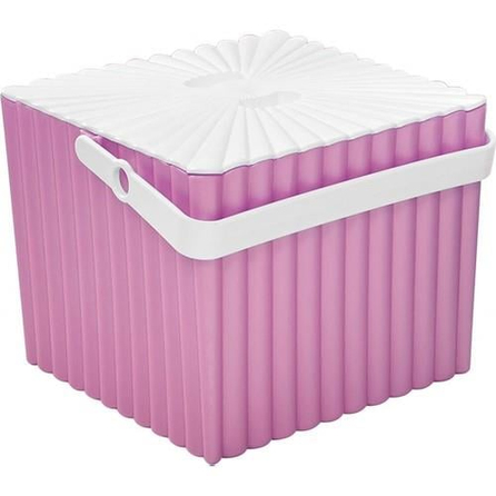 Flora 366 Trendy Kapaklı Kare Çok Amaçlı Kova 12L  | ID4063