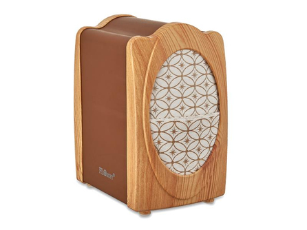 Flosoft 258 Masaüstü Peçetelik Ahşap Kaplamalı Dikey | ID3181