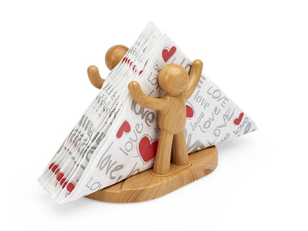 Flosoft 266 Masaüstü Havlu Peçetelik Figuranlı Meşe Kaplama | ID3178