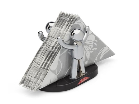 Flosoft 346 Masaüstü Havlu Peçetelik Figuranlı Krom Kaplama | ID3180