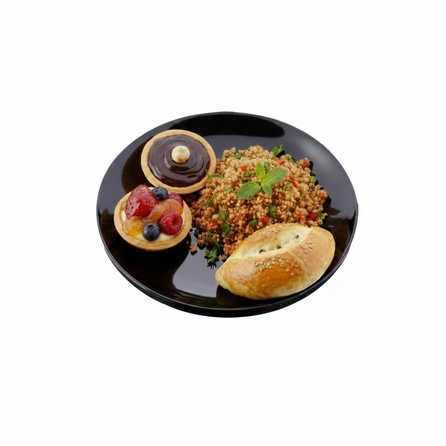 Göreme 178 Termostar Enternasyonel Servis Tabak 23 cm Siyah