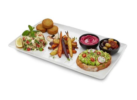 Göreme 218 Termostar Kırılmaz Melamin Mat Titanyum Sunum 53x32,5cm