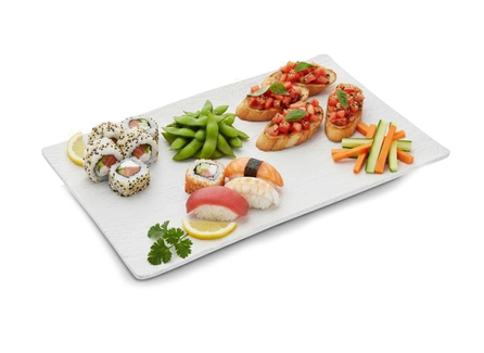 Göreme 485 Termostar Kırılmaz Melamin Mat Açık Büfe Sunum 40x26cm