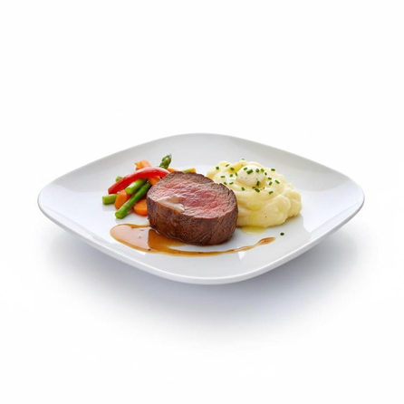 Göreme 594 Termostar Melamin Kare Servis Tabağı 21cm | ID365